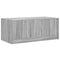vidaXL Coffee Table with Glass Doors Grey Sonoma 102x50x42 cm