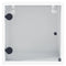 vidaXL Bedside Cabinet with Glass Door White 35x37x35 cm