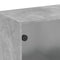 vidaXL Wall Cabinet with Glass Doors Concrete Grey 68x37x68.5 cm