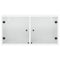 vidaXL Wall Cabinet with Glass Doors White 68.5x37x35 cm