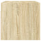 vidaXL Wall Cabinet with Glass Doors Sonoma Oak 68.5x37x35 cm