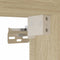 vidaXL Wall Cabinet with Glass Doors Sonoma Oak 68.5x37x35 cm