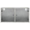 vidaXL Wall Cabinet with Glass Doors Concrete Grey 68.5x37x35 cm