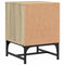 vidaXL Bedside Cabinets with Glass Doors 2 pcs Sonoma Oak 35x37x50 cm