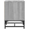 vidaXL Bedside Cabinets with Glass Doors 2 pcs Grey Sonoma 35x37x50 cm