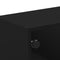 vidaXL Coffee Table with Glass Doors Black 68.5x50x50 cm