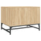 vidaXL Coffee Table with Glass Doors Sonoma Oak 68.5x50x50 cm