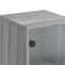 vidaXL Highboard with Glass Doors Grey Sonoma 35x37x120 cm