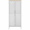 vidaXL Wardrobe FLORO White 77x53x171 cm Solid Wood Pine