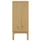 vidaXL Chest of Drawers FLORO Wax Brown Solid Wood Pine
