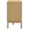 vidaXL Chest of Drawers FLORO Wax Brown Solid Wood Pine