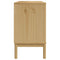 vidaXL Sideboard FLORO Wax Brown 114x43x74 cm Solid Wood Pine