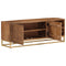 vidaXL TV Cabinet 110x30x40 cm Solid Wood Mango and Iron