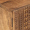 vidaXL TV Cabinet 110x30x40 cm Solid Wood Mango and Iron
