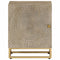vidaXL Bedside Cabinet 40x30x50 cm Solid Wood Mango and Iron