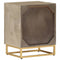 vidaXL Bedside Cabinet 40x30x50 cm Solid Wood Mango and Iron