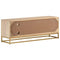 vidaXL TV Cabinet 110x30x40 cm Solid Wood Mango and Iron