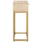 vidaXL Console Table 90x30x76 cm Solid Wood Mango and Iron