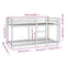 vidaXL Bunk Bed without Mattress 90x200 cm Solid Wood Pine