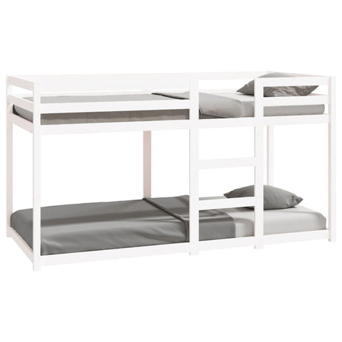 vidaXL Bunk Bed without Mattress White 90x200 cm Solid Wood Pine