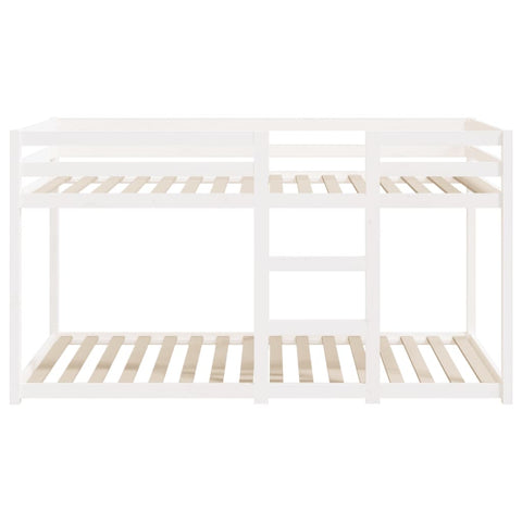 vidaXL Bunk Bed without Mattress White 90x200 cm Solid Wood Pine