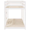 vidaXL Bunk Bed without Mattress White 90x200 cm Solid Wood Pine