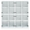 vidaXL Bookcase with Doors White 136x37x142 cm Engineered Wood