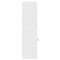 vidaXL Bookcase with Doors White 136x37x142 cm Engineered Wood