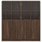 vidaXL Bookcase with Doors Brown Oak 136x37x142 cm Engineered Wood