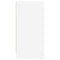 vidaXL Bookcase with Doors White 204x37x75 cm Engineered Wood