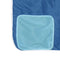 vidaXL Kids' Loft Bed with Curtains without Mattress Blue 90x190cm