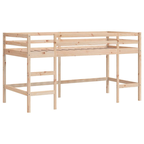 vidaXL Kids' Loft Bed with Tunnel without Mattress Blue 90x190cm