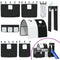 vidaXL Kids' Loft Bed with Tower without Mattress White&Black 80x200cm