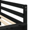 vidaXL Kids' Loft Bed with Tower without Mattress White&Black 80x200cm