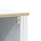 vidaXL 3 Piece Bathroom Furniture Set BERG White Solid Wood Pine