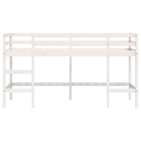 vidaXL Kids' Loft Bed without Mattress with Ladder 90x190 cm Single