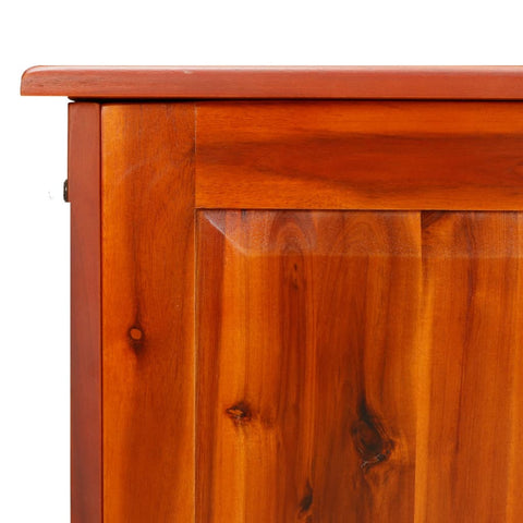 vidaXL Storage Chest with Lid Brown Solid Wood Acacia