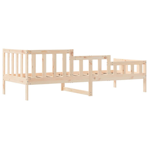 vidaXL Day Bed without Mattress  90x190 cm Single Solid Wood Pine