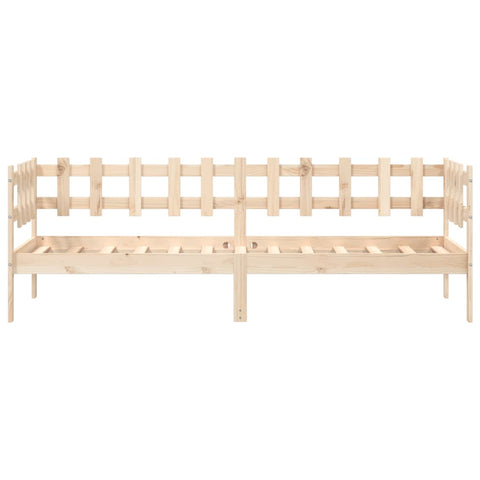 vidaXL Day Bed without Mattress  90x200 cm Solid Wood Pine