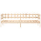 vidaXL Day Bed without Mattress  90x200 cm Solid Wood Pine