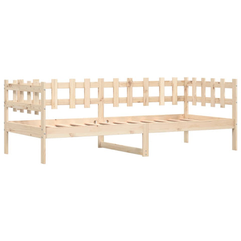 vidaXL Day Bed without Mattress  90x200 cm Solid Wood Pine