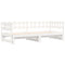 vidaXL Pull-out Day Bed without Mattress White 2x(90x190) cm Solid Wood