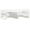 vidaXL Pull-out Day Bed without Mattress White 2x(90x190) cm Solid Wood