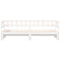 vidaXL Pull-out Day Bed without Mattress White 2x(90x190) cm Solid Wood
