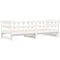 vidaXL Pull-out Day Bed without Mattress White 2x(90x190) cm Solid Wood
