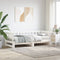 vidaXL Pull-out Day Bed without Mattress White 2x(90x190) cm Solid Wood