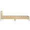 vidaXL Bed Frame without Mattress with Headboard Sonoma Oak 90x200 cm