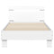 vidaXL Bed Frame without Mattress with Headboard White 90x190 cm Single