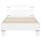 vidaXL Bed Frame without Mattress with LED Lights White 90x190 cm Single