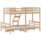 vidaXL Bunk Bed without Mattress 80x200/120x200 cm Solid Wood